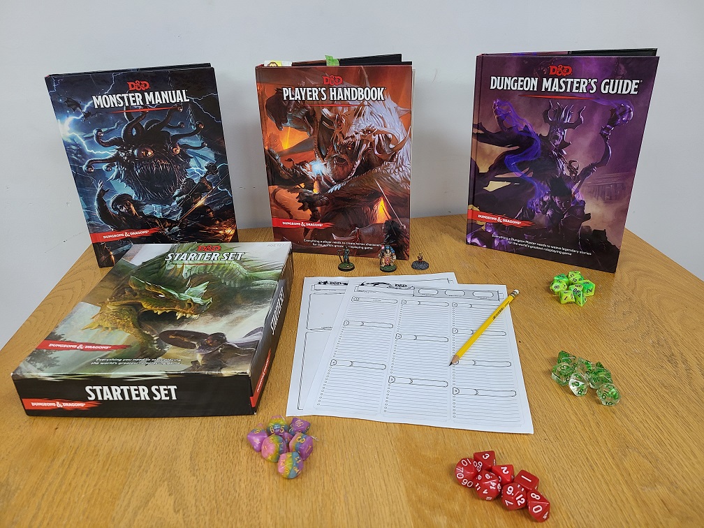 Dungeons and Dragons at Vassalboro Library on March 11