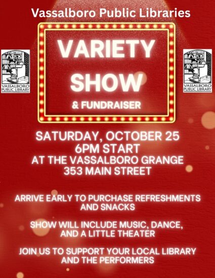 Variety Show, October 25 at the Vassalboro Grange